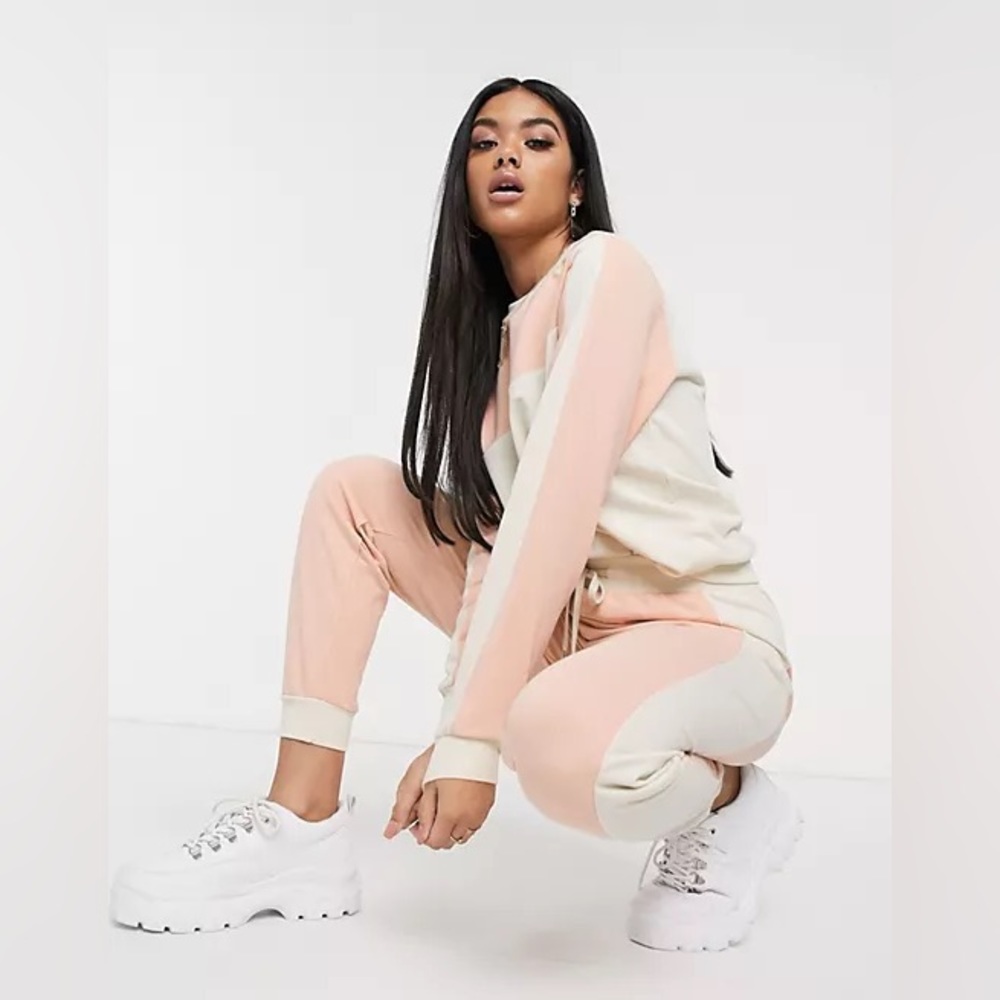 ASOS Design Colorblock Sweatsuit Set